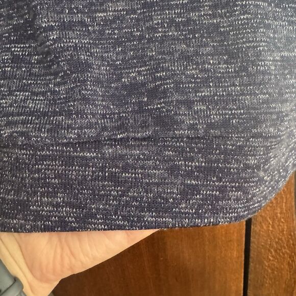 Women's Cathy Daniels Pullover Sweater Top Navy Blue w/SilverSparkle Size XL - Picture 10 of 11